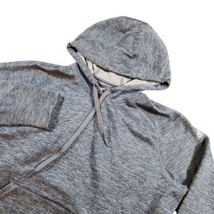 Adidas Climawarm Pullover Hoodie Game Day Sweater Sweatshirt Men’s Large Gray